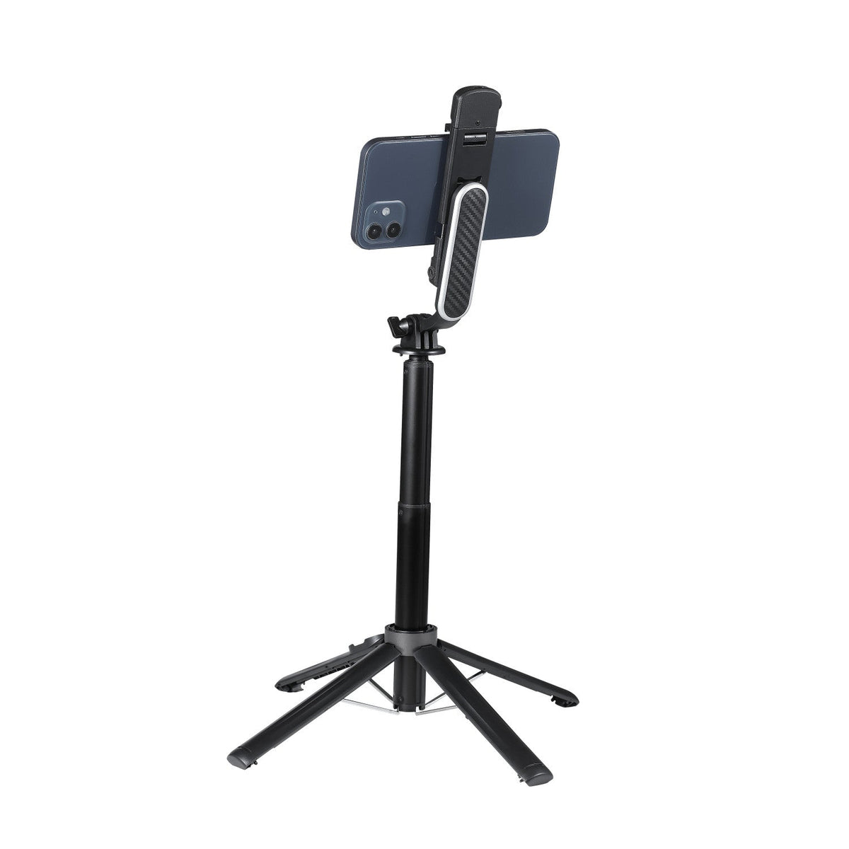 Vivitar Selfie Stick Tripod with Quad LED Lights & Wireless Remote, Black