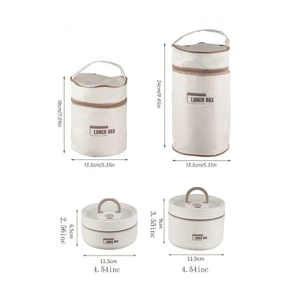 Stainless Steel insulated Lunch Box,Square Thermos Hot Food Container,Nsulated Sandwich Container,insulated Snack Containermini insulated Food Jar,Multi Function Food Container for Preserving Food
