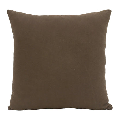 Better Homes & Gardens 20"x20" Brown Embroidery Decorative Throw Pillow