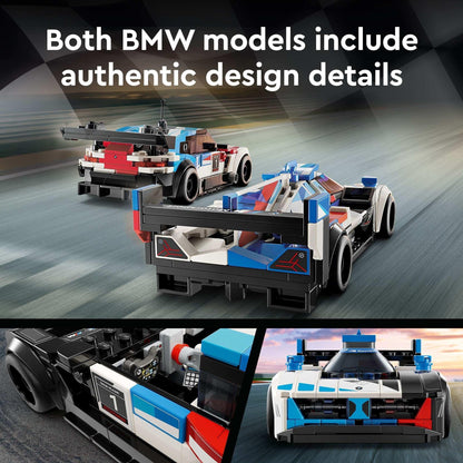 LEGO Speed Champions BMW M4 GT3 &amp; BMW M Hybrid V8 Building Toys - Race Car Toys for Kids, Boys &amp; Girls, Ages 9+ - Gift for Christmas - W/ 2 Minifigures - 7692