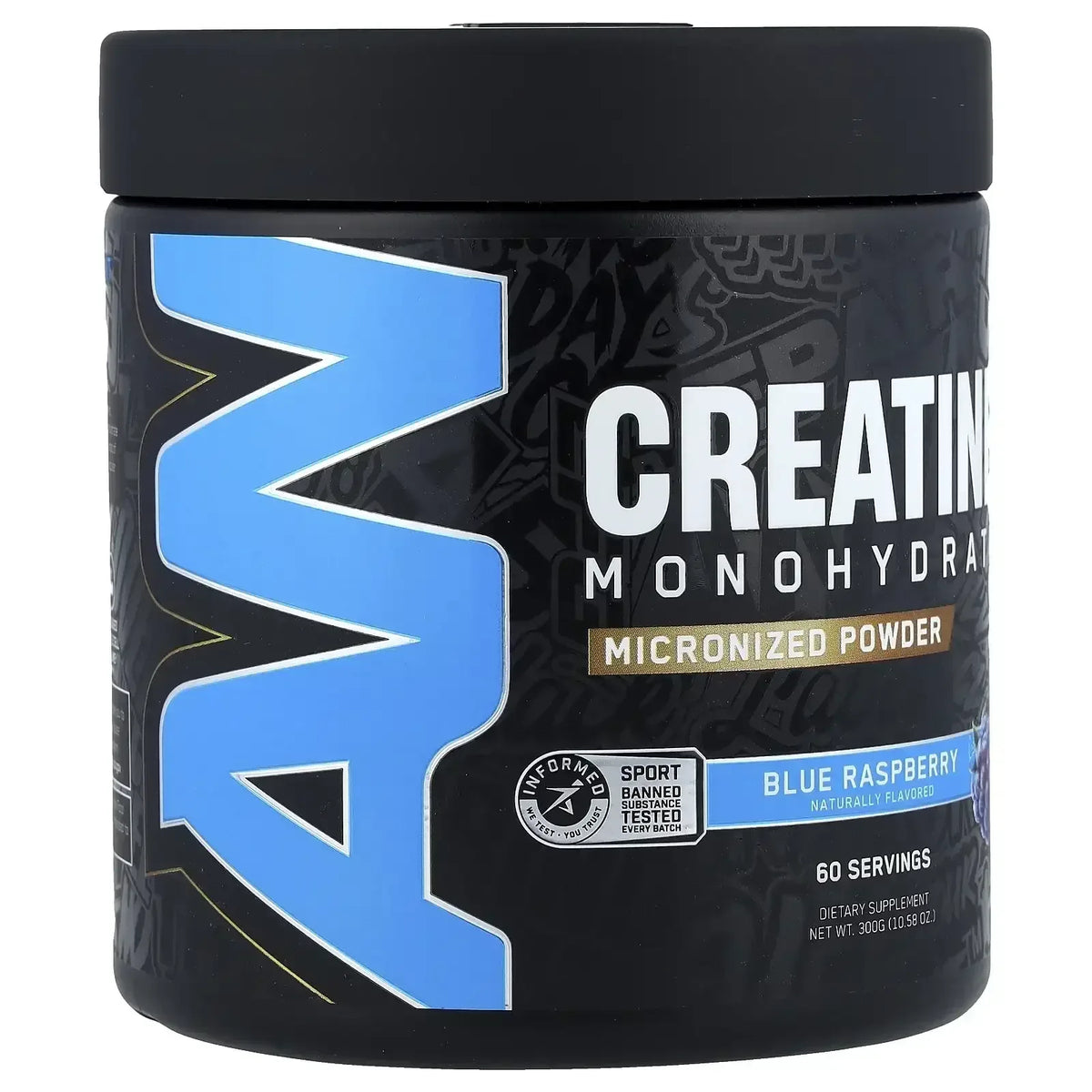 ABE, Creatine Monohydrate, Micronized Powder, Blue Raspberry, 10.58 oz (300 g)