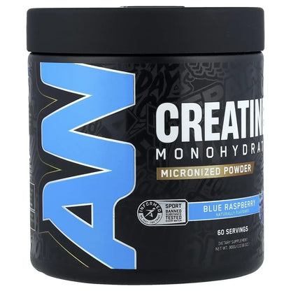ABE, Creatine Monohydrate, Micronized Powder, Blue Raspberry, 10.58 oz (300 g)