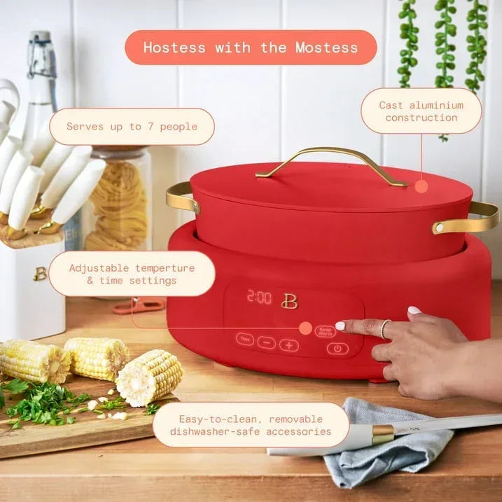 Beautiful 10 in 1, 6 Qt Electric Multi-Cooker by Drew Barrymore