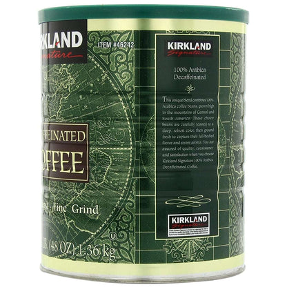 Kirkland Signature Decaffeinated Coffee Dark Roast 3 Pounds