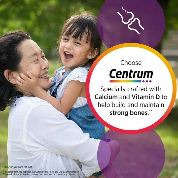 Centrum Women Multivitamin With Vitamins A, B, C, D3 & E With Iron, 100 Count