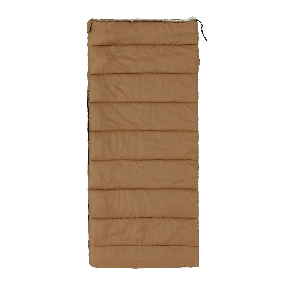 (2 pack) Ozark Trail 35F Flannel Lined Rectangle Adult Sleeping Bag - Brown (80" x 36")