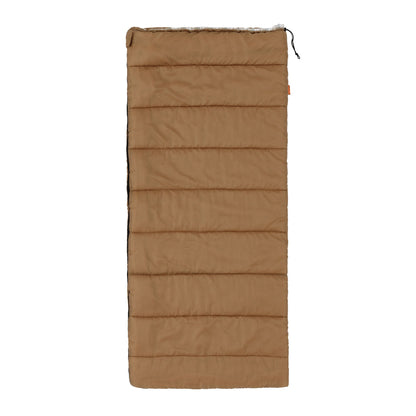 (2 pack) Ozark Trail 35F Flannel Lined Rectangle Adult Sleeping Bag - Brown (80" x 36")