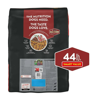 Purina Dog Chow Complete Adult Dry Dog Food for Adult Dogs, Kibble Beef Flavor