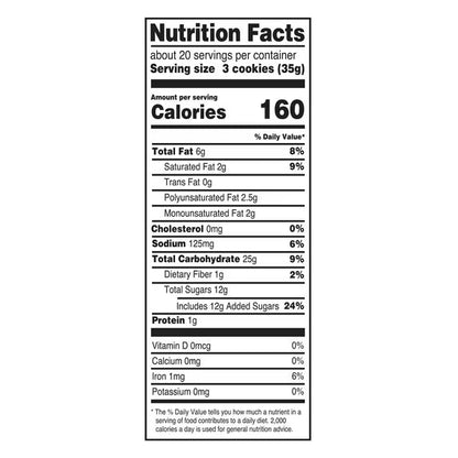 Great Value Duplex Sandwich Crème Cookies, 25 oz