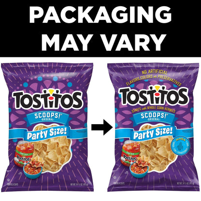 Tostitos Scoops! Party Size Tortilla Chips, 14.5 oz Bag