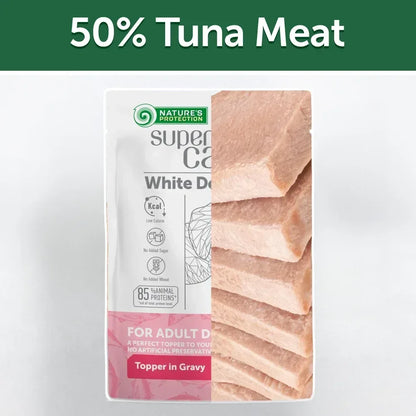 Nature's Protection Superior Care Tuna Fish Topper Wet Dog Food, Adult, 2.46 oz Pouch (24-Pack)