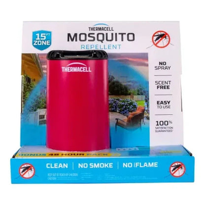 Thermacell Patio Shield Mosquito Repeller, Bonus Pack with 48 Hours of Mosquito Protection (Assorted Colors)