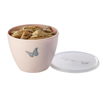 Dolly Parton Plastic Mixing Bowls with Air-Tight Lids, Set of 4, Blush