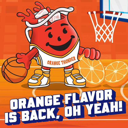 Kool-Aid Jammers Orange Juice Drink Pouches Basketball Edition, 6 fl oz (40 Pack)