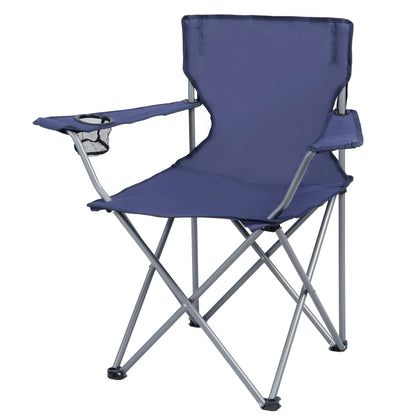 Ozark Trail Folding Camp Chair with Cup Holder – Lightweight, Portable Outdoor Chair for Camping, Tailgating & Sports – Peri Night