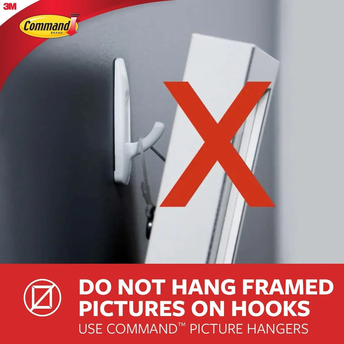 Command Decorating Clips, Clear, 20 Wall Hooks
