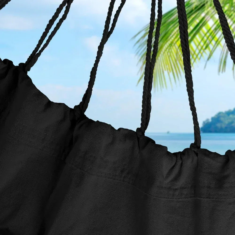 FGY Hammock Chair Swing Portable Canvas Camping Hanging Seat for Outdoor Indoor