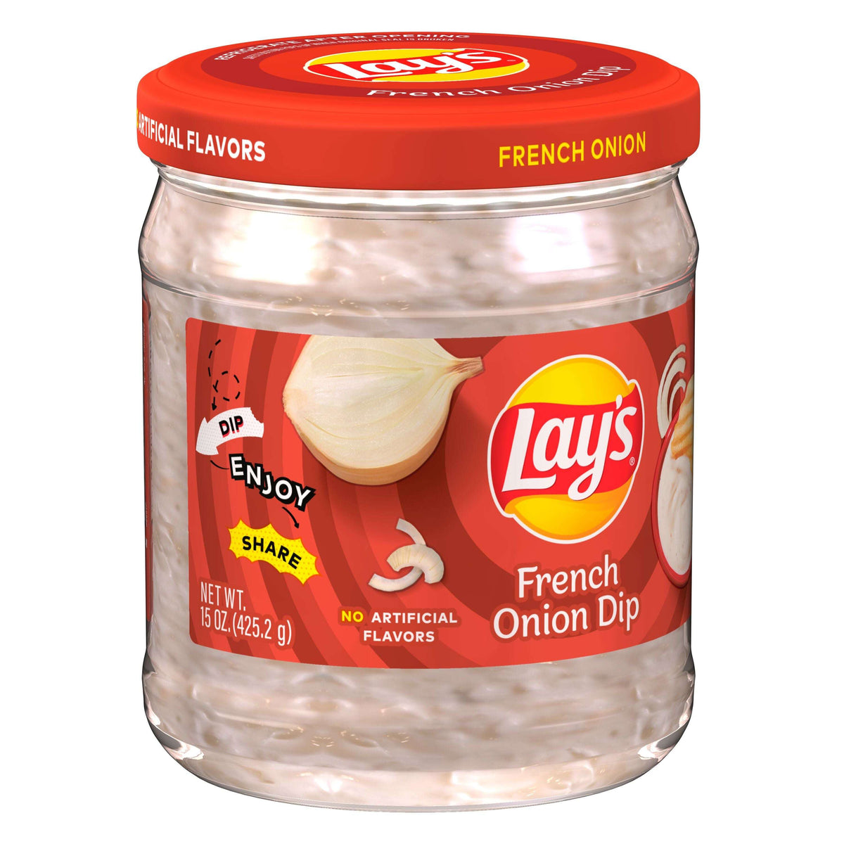 Lay's Dip French Onion, 15 oz Jar
