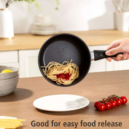 Mainstays 2 qt Non-Stick Aluminum Saucepan, Black