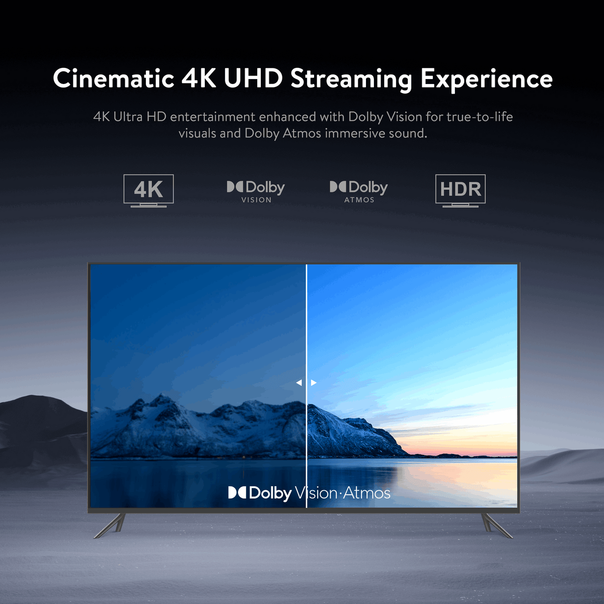 onn 4K Pro Streaming Device, Google TV with Gemini (NEW 2026 Model) - Ultra-fast Streaming, Stunning 4K UHD, 32GB Storage, 3GB RAM, Dolby Vision & Atmos, Find My Remote with Backlight, Ethernet Port