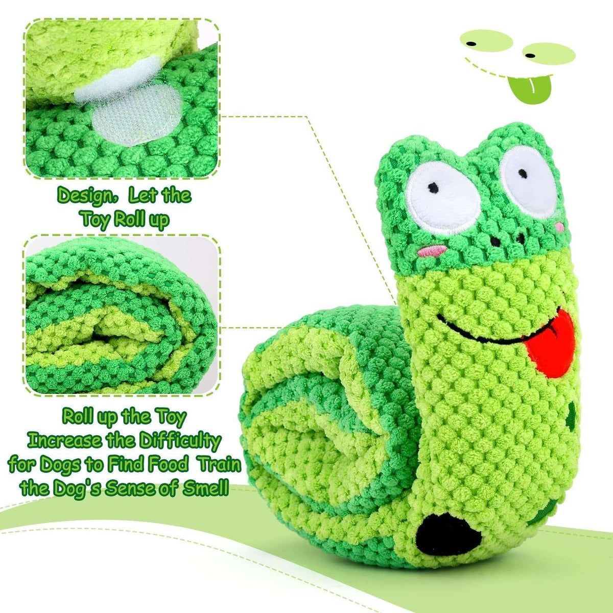 Pet Deluxe Squeak Dog Toys Stress Release Game for Boredom, Dog Puzzle Toy IQ Training, Dog Snuffle Toys Foraging Instinct Training Suitable for Small Medium and Large Dogs