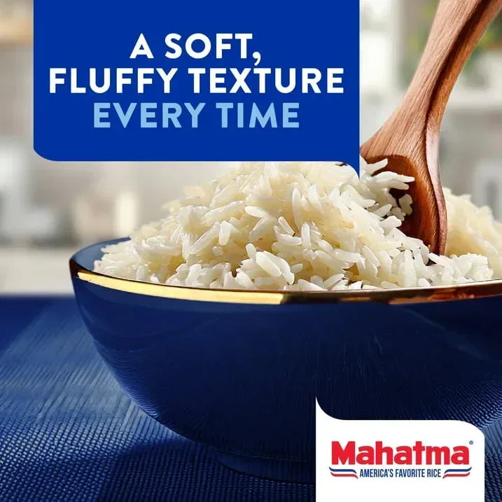 Mahatma Basmati White Rice, Fragrant Extra Long Grain, Gluten Free, 2 lb Bags