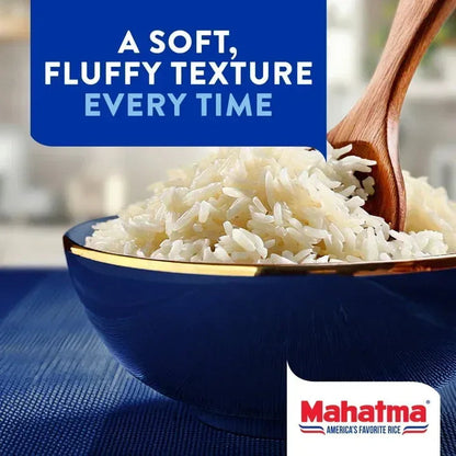Mahatma Basmati White Rice, Fragrant Extra Long Grain, Gluten Free, 2 lb Bags
