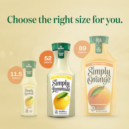 Simply Lemonade Bottle, 52 fl oz