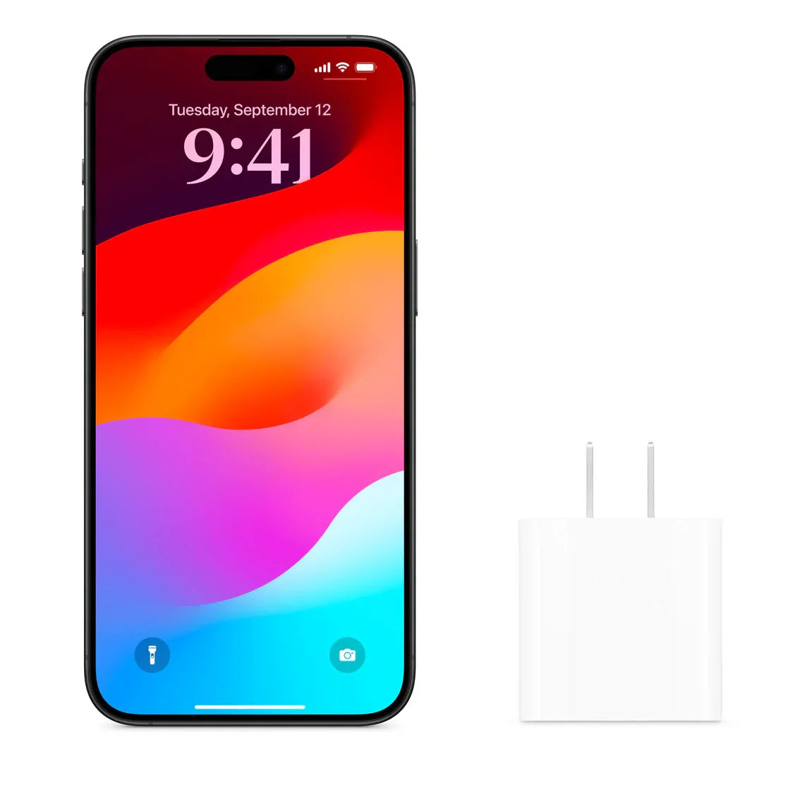 Apple 20W USB-C Power Adapter - iPhone 17, 16, 15, 14, 13 Charger with Fast Charging Capability, Wall Charger
