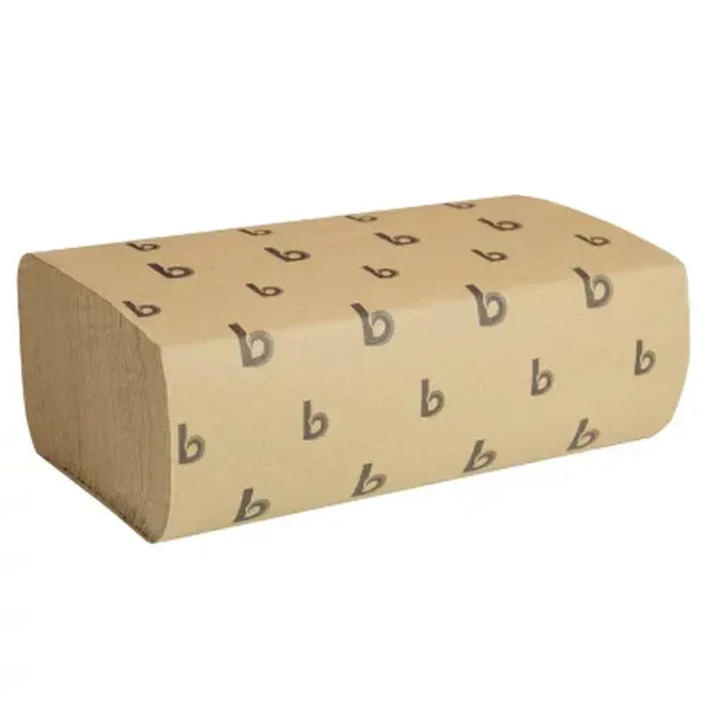 Boardwalk Multifold Paper Towels, Natural, 9" X 9 9/20" (250 Towels/Pk., 16 Pks)