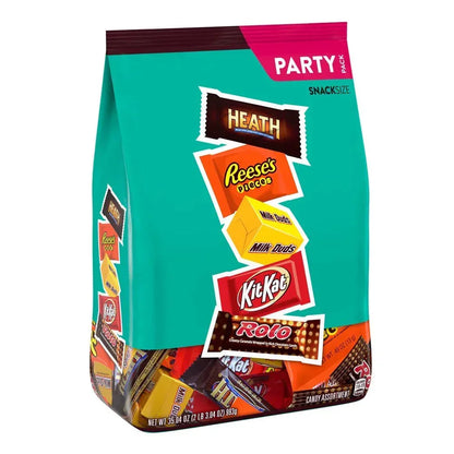 Hershey Assorted Flavored Snack Size Candy, Party Pack 35.04 Oz