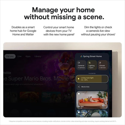 Google TV Streamer 4K - Fast Streaming Entertainment on Your TV with Voice Search Remote - Watch Movies, Shows, Live TV, and Netflix in 4K HDR - Smart Home Control - 32 GB of Storage - Haze