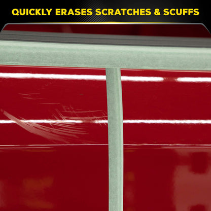 Meguiar's Quik Scratch Eraser Kit, Car Care Kit with ScratchX, Drill-Mounted Pad, and Microfiber Towel, Multi-color