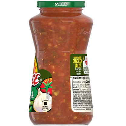 Pace Chunky Mild Salsa, 16 oz Jar
