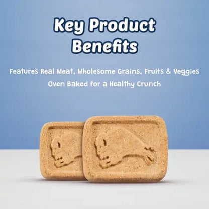 BLUE Buffalo Health Bars Crunchy Dog Treat Biscuits, Bacon, Egg & Cheese (5 Lbs.)