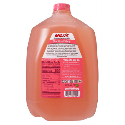 Milo's Strawberry Lemonade - 128 fl oz
