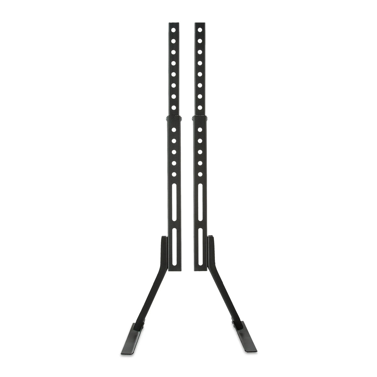 onn Tabletop TV Stand for 37" to 70" TVs, Holds up to 110 lbs, Black- Metal Legs for Tabletop