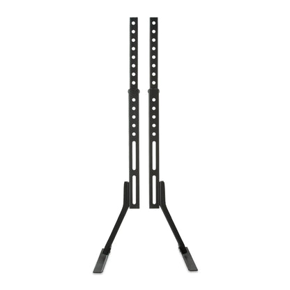 onn Tabletop TV Stand for 37" to 70" TVs, Holds up to 110 lbs, Black- Metal Legs for Tabletop