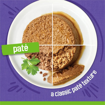 Purina Friskies Pate, Soft Seafood and Chicken Variety Pack, Wet Cat Food, 5.5 oz Cans