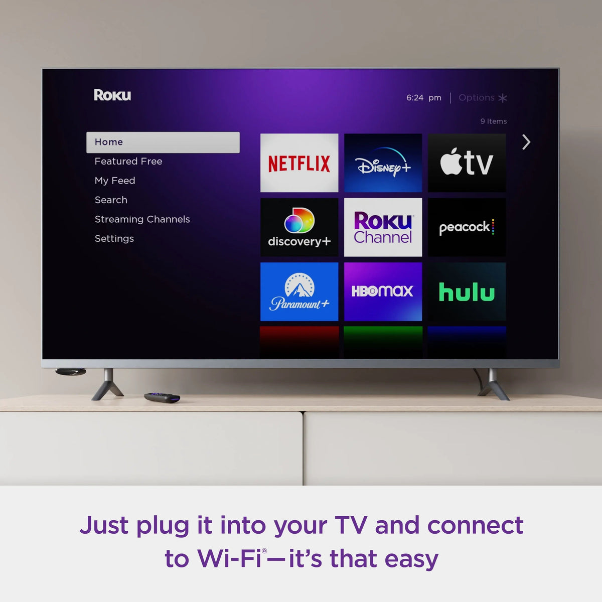 Roku LE HD Streaming Media Player with High Speed HDMI Â® Cable and Simple Remote