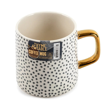 Thyme & Table 14 fl oz Dot Stoneware Mug