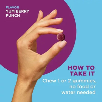 OLLY Kids Multivitamin + Probiotic Gummy, Berry (160 Ct.)
