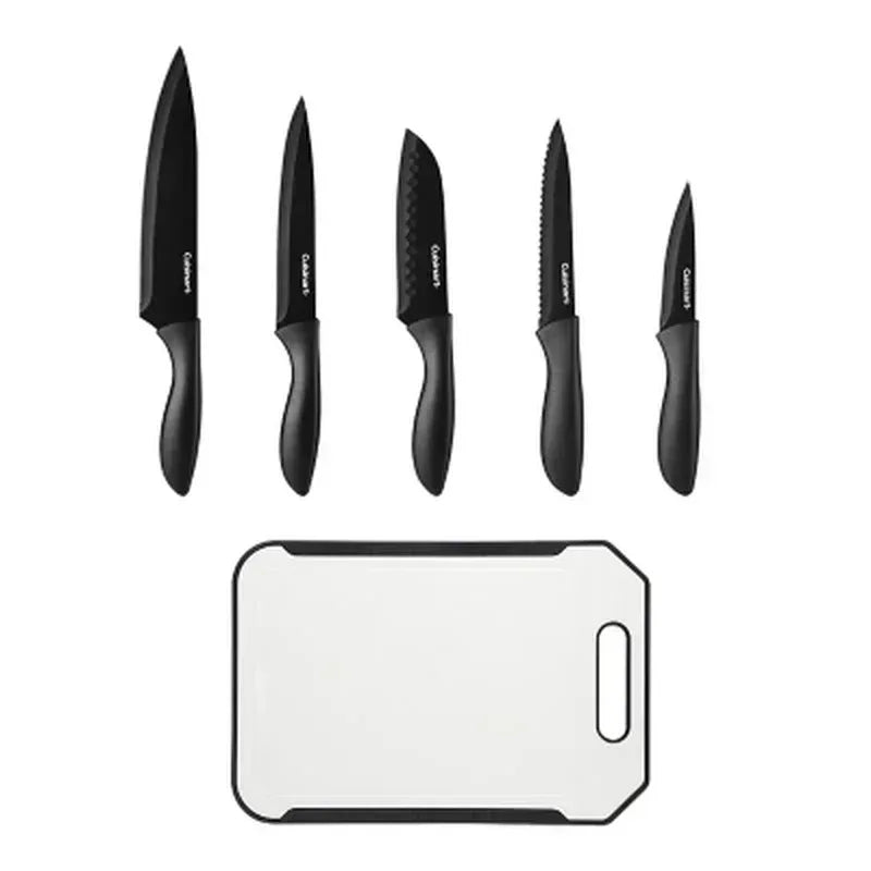 Cuisinart 11-Piece Cutlery Set and Cutting Board (Assorted Colors)