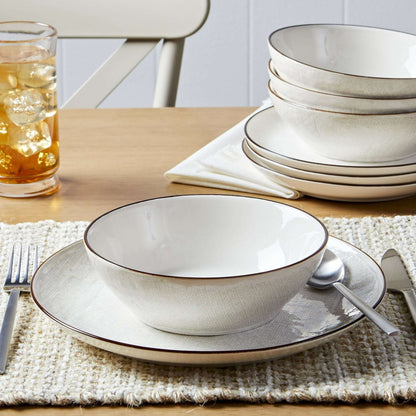 Better Homes & Gardens Cream Murphy Stoneware Dinner Bowl