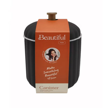 Beautiful Bathroom Canister, Gray