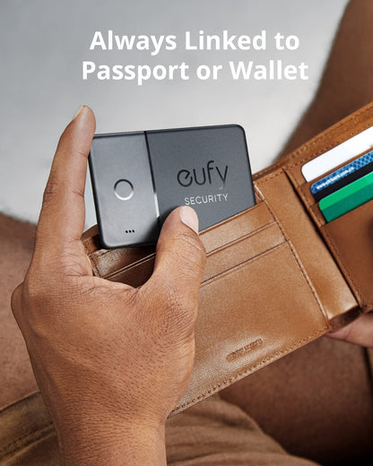 eufy SmartTrack Card, Bluetooth Phone Tracker, Find Items Anywhere
