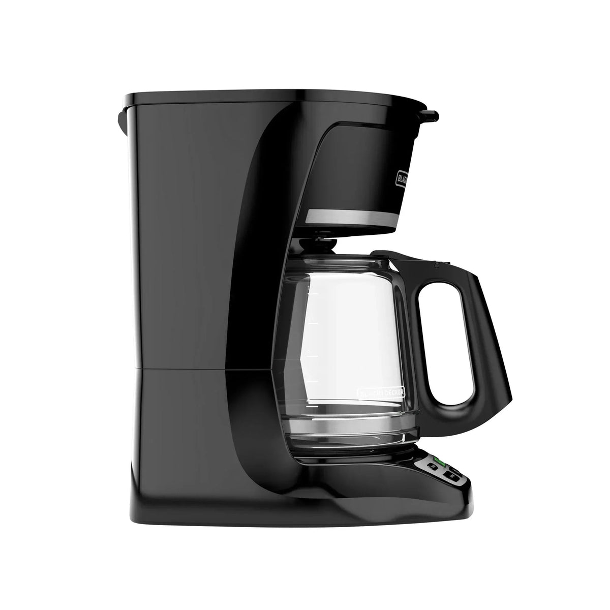 BLACK+DECKER Programmable 12-Cup Drip Coffee Maker with Custom Brew Strength, Black