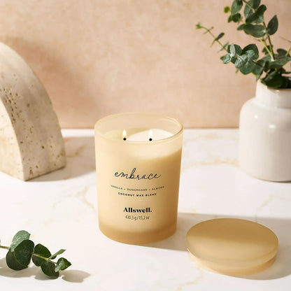 Allswell Scented 2-Wick Spa Jar Candle 15oz.