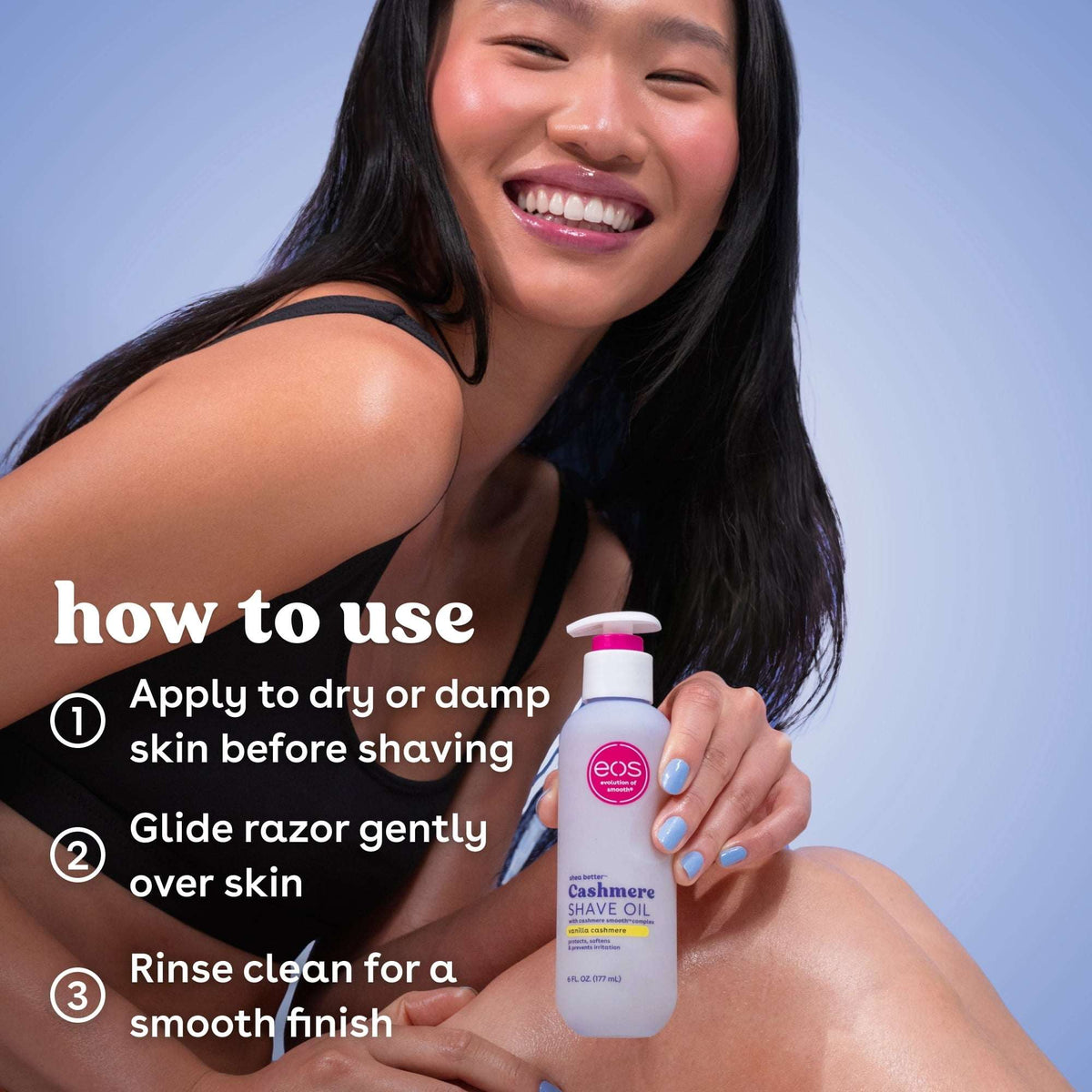 eos Cashmere Shave Oil - Vanilla Cashmere - 6 fl oz