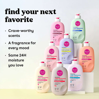 eos Shea Better Body Lotion for Dry Skin, Strawberry Dream, 16 fl oz